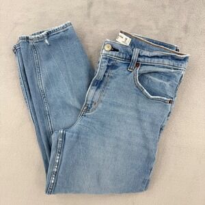 Abercrombie & Fitch The Mom High Rise Jeans Denim Womens Size 28 6S